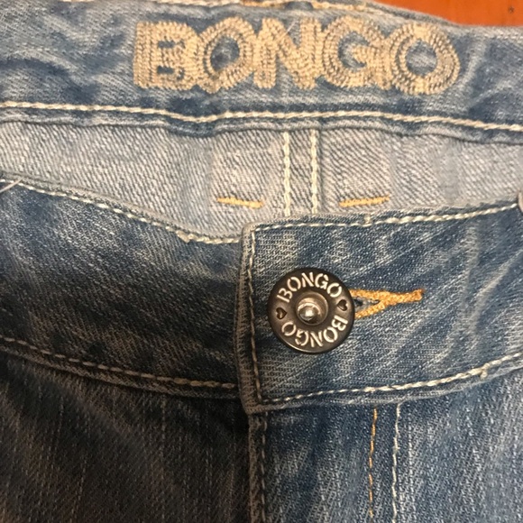 Bongo jean shorts size 15 blue denim distressed - Picture 3 of 11